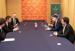 Ambassador Maruyama Meets Mr Jack Chambers TD, Minister of State for Transport, Environment, Climate and Communications, in Japan