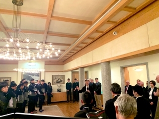Ambassador Maruyama Hosts a Reception on the Occasion of the U19 Japanese Rugby Team’s tour of Ireland