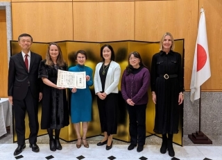 Japanese Language Teachers of Ireland (JLTI) Awarded with Commendation of Foreign Minister of Japan