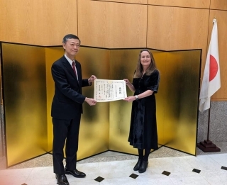 Japanese Language Teachers of Ireland (JLTI) Awarded with Commendation of Foreign Minister of Japan