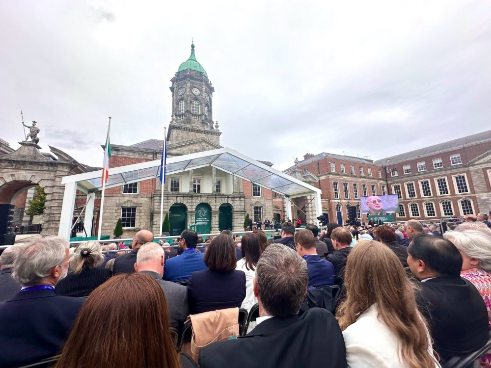 アイルランドのEU議長国就任式典での文化行事（令和8年7月撮影）